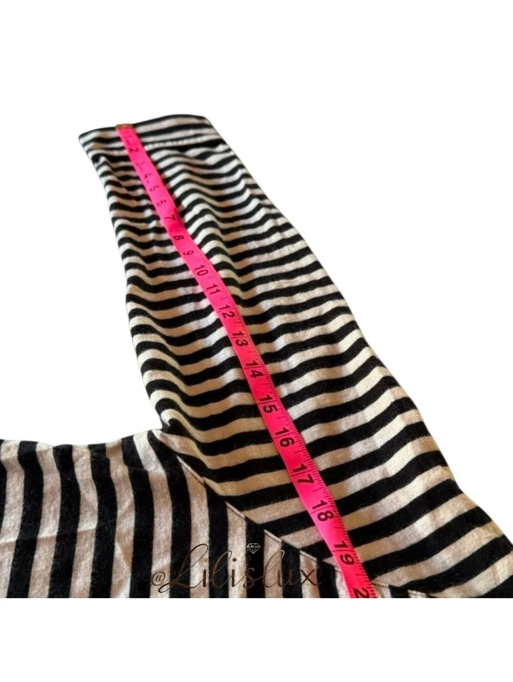 Kate Spade Black And White Striped Flannel Pajama Set Size Medium